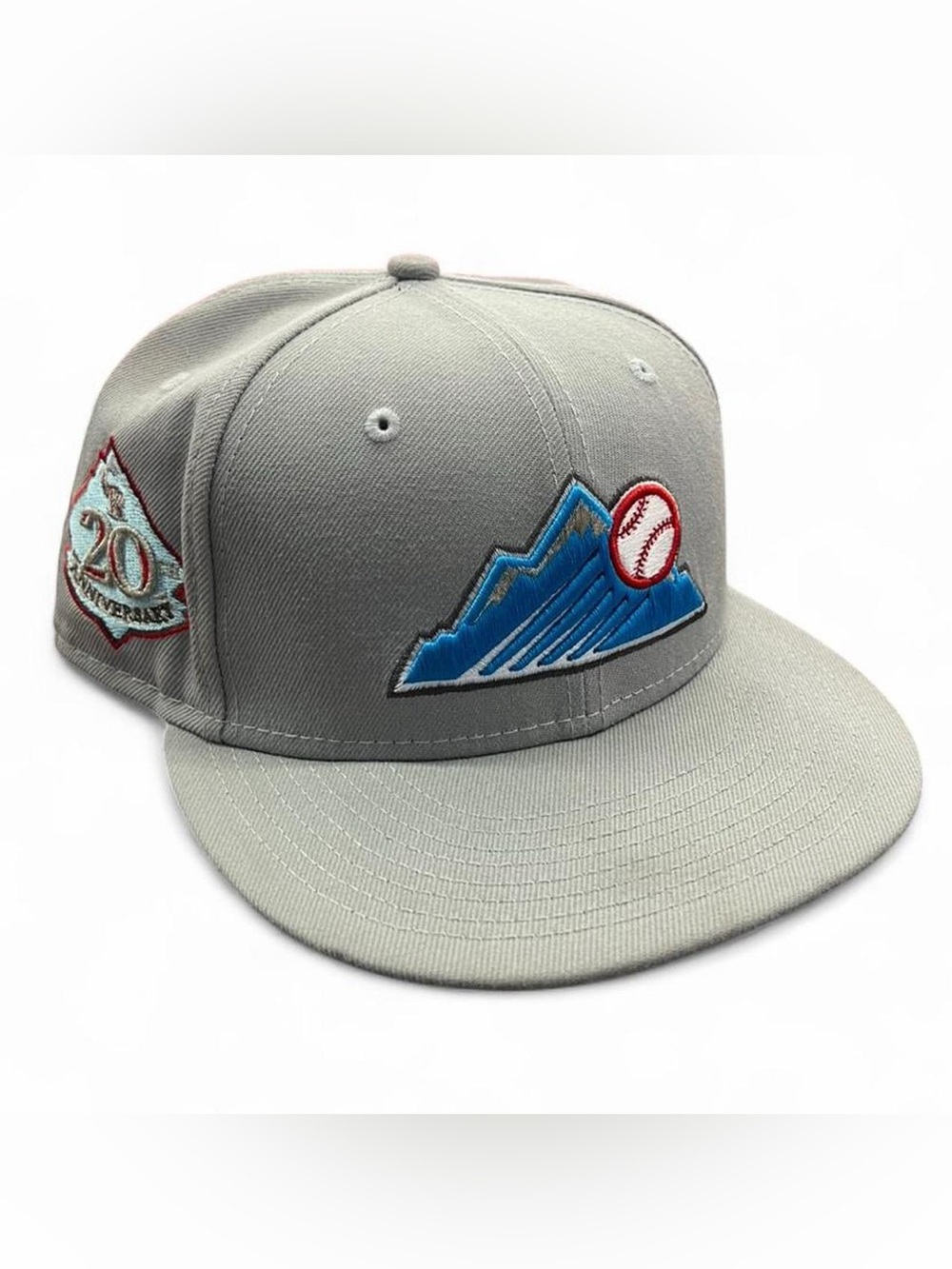 Mens Colorado Rockies Fitted New Era Hat size 7 1/4
